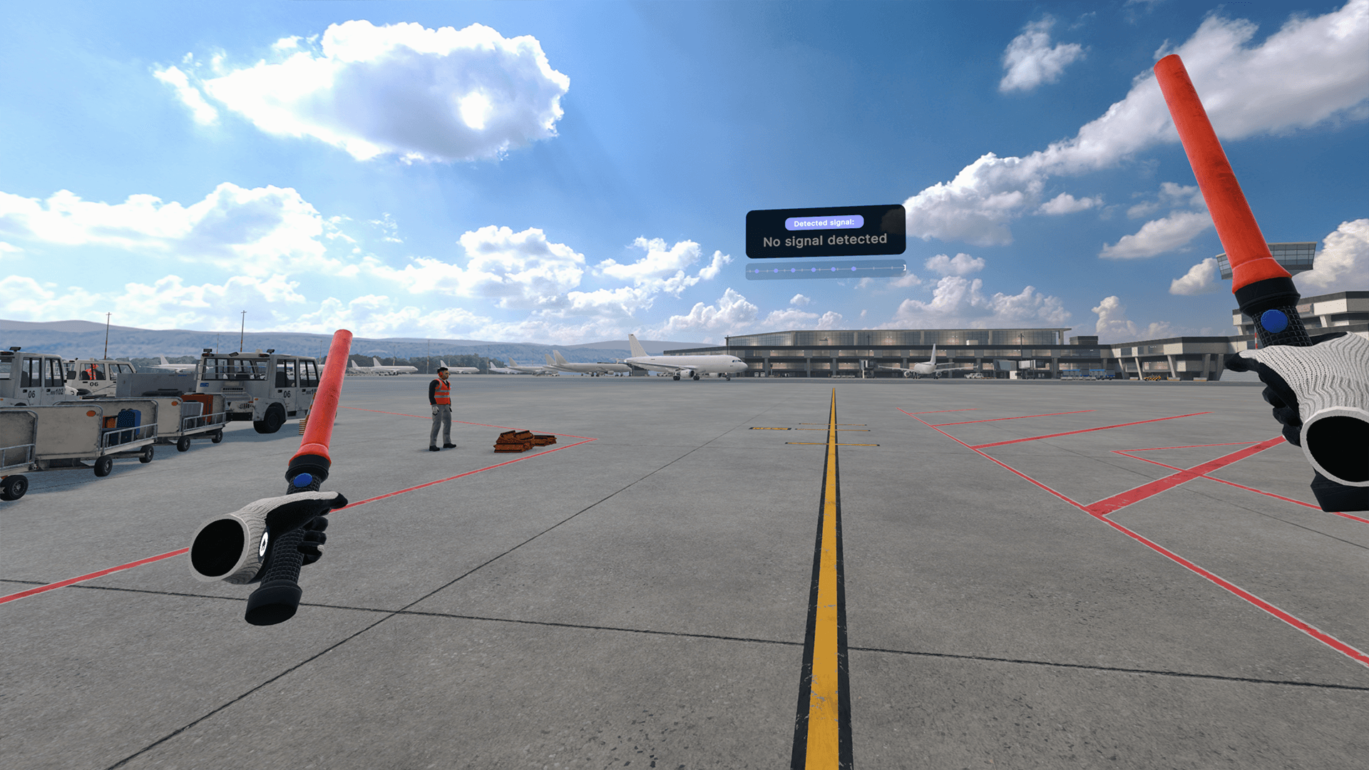 Aircraft Arrival (Advanced) VR training screenshot 2