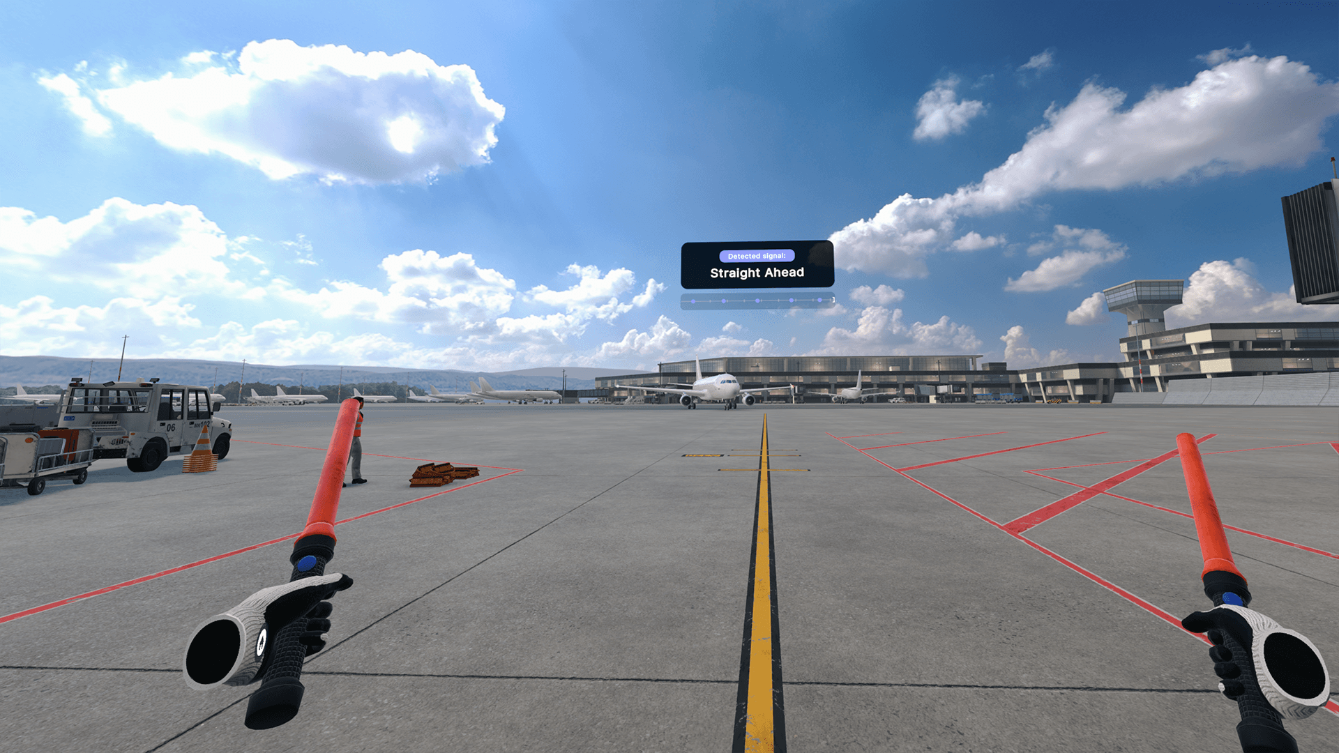 Aircraft Arrival (Advanced) VR training screenshot 1