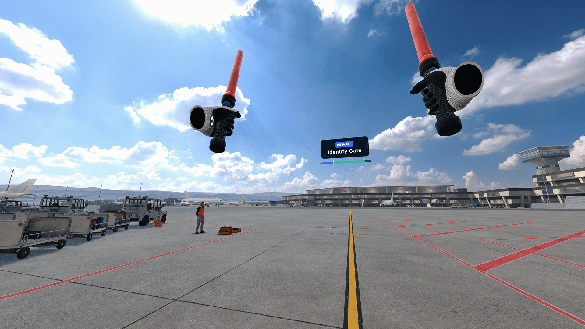 Aircraft Arrival (Supported) VR training screenshot 5