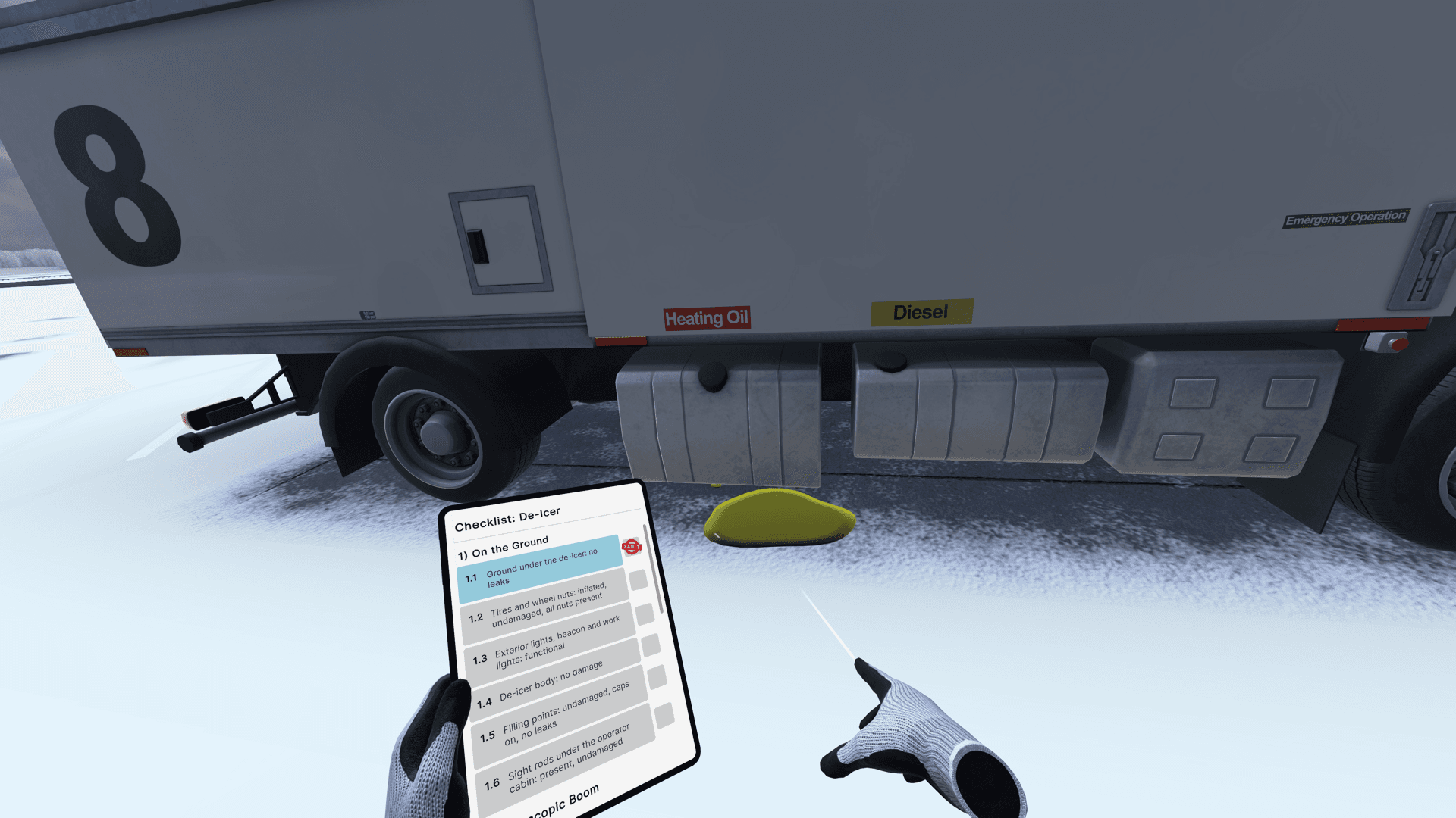 Walkaround VR training screenshot 1