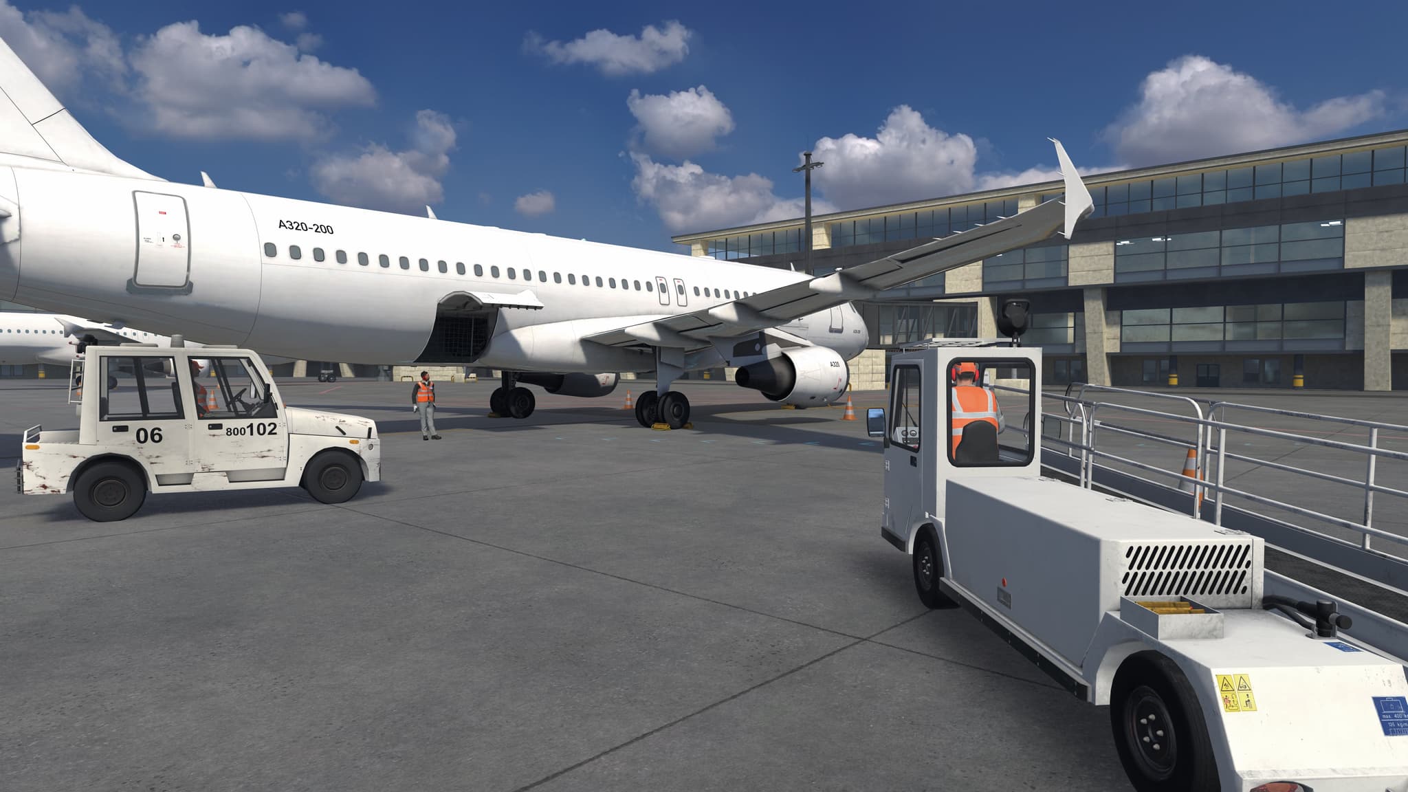 Approaching the Aircraft