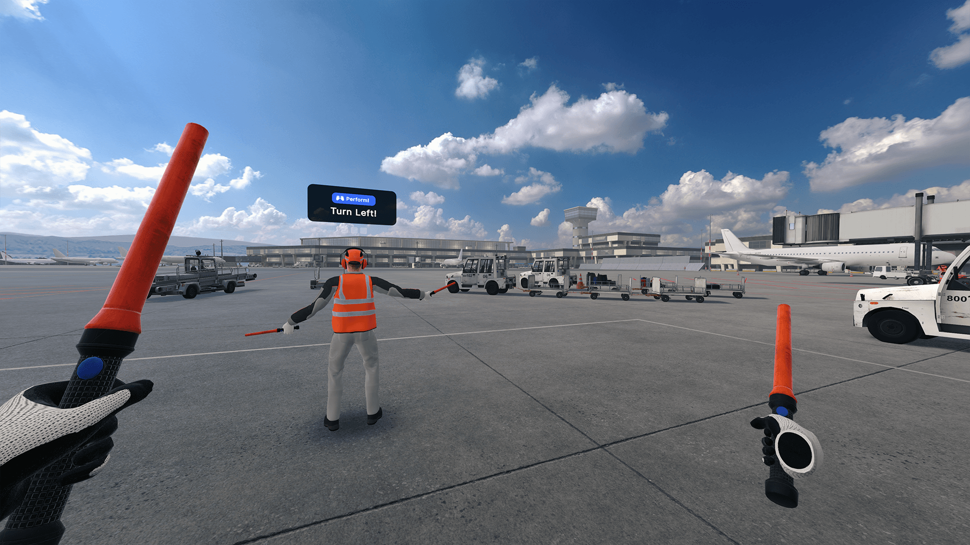 Marshalling: Signals VR training screenshot 3