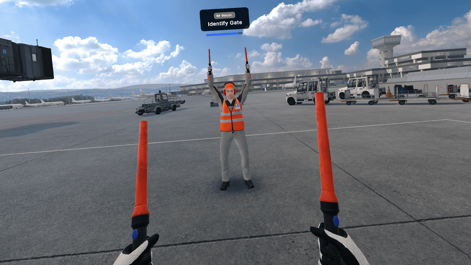 Marshalling: Signals VR training screenshot 4