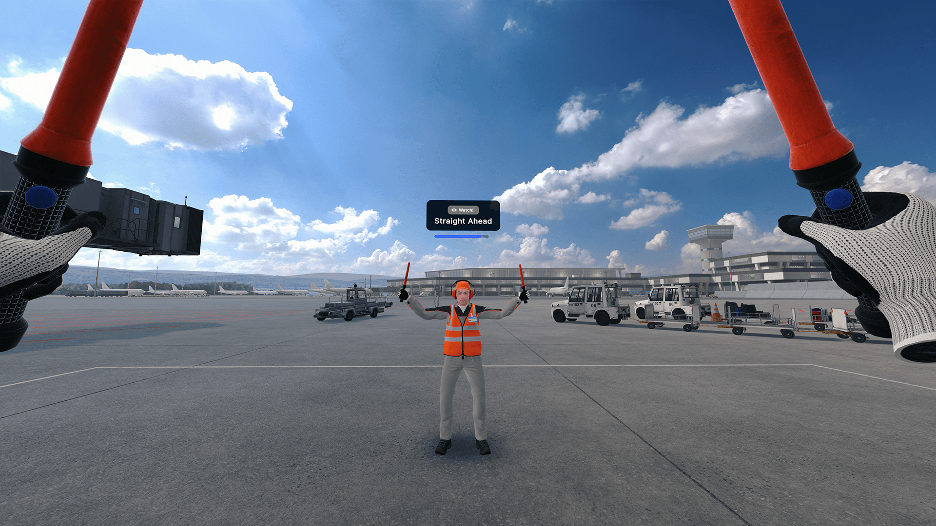 Marshalling: Signals VR training screenshot 1