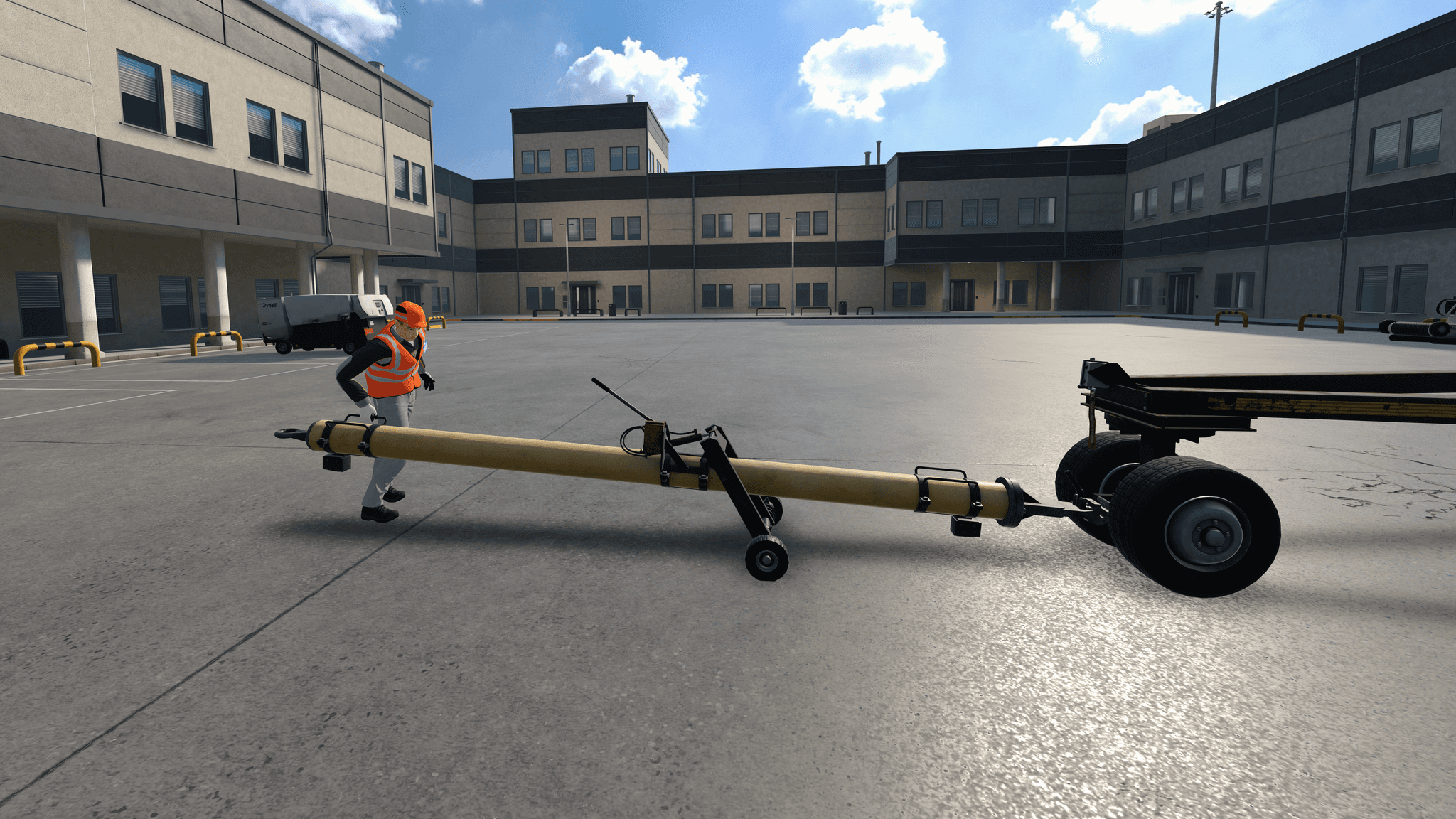 Coupling Towbar to Aircraft